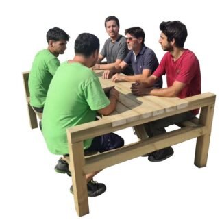 Mesa de picnic MASGAMES TOKIO madera para exterior,  USO PÚBLICO,   HORECA - MA500020